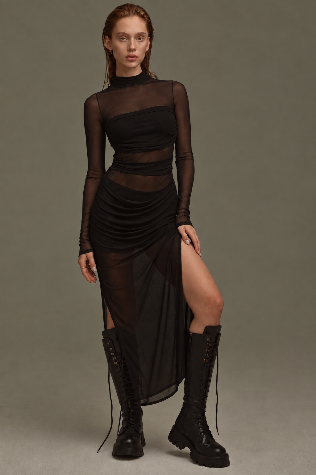 Hera dress long sleeve