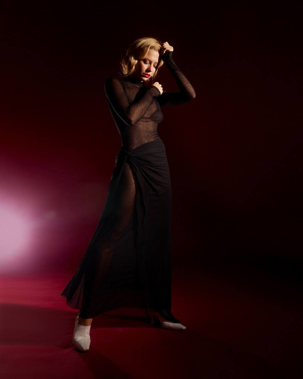 Alecto mesh dress