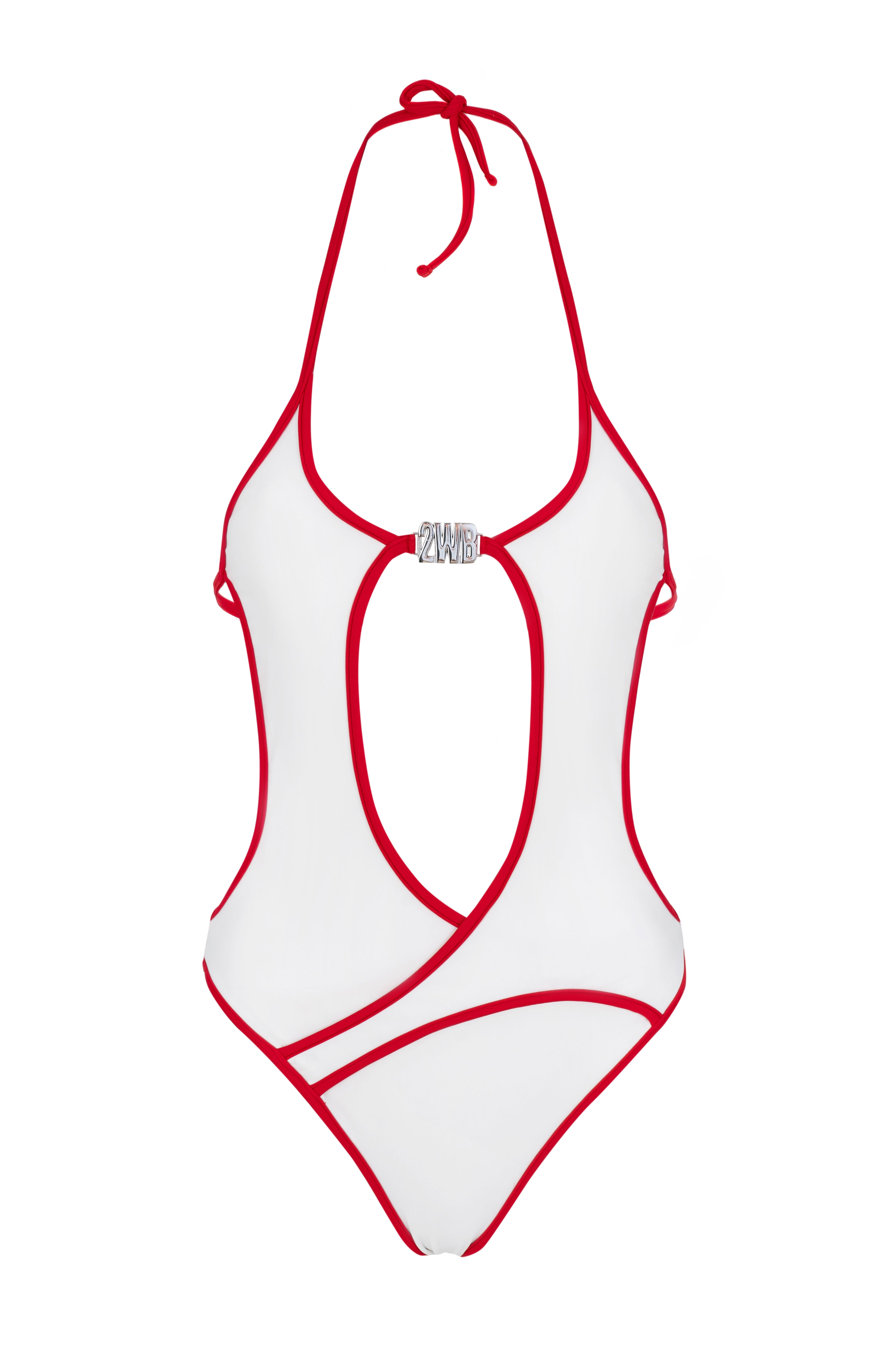 Electra white swimsuit